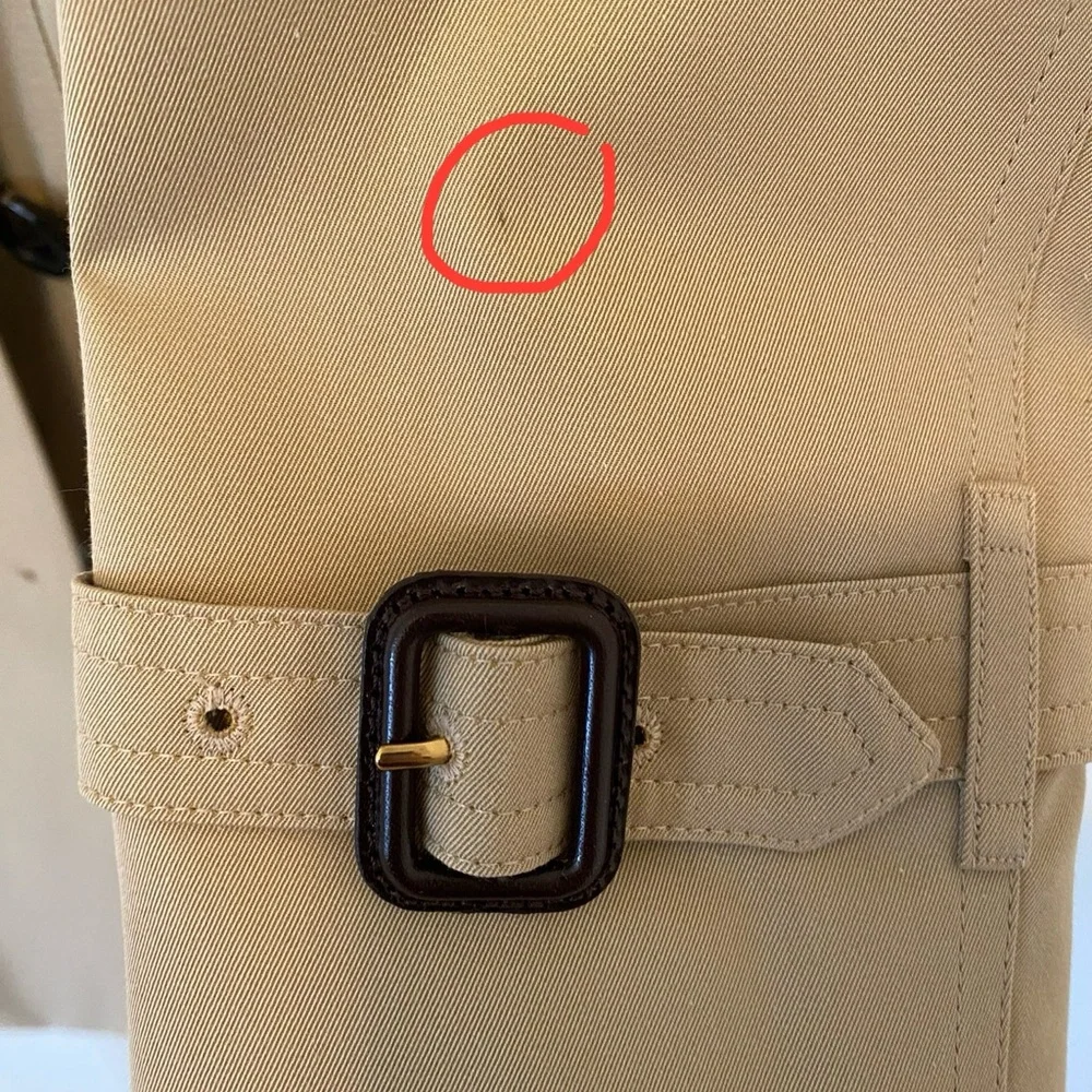 NWT Burberry The Sandringham Long Trench Coat in Honey - Picture 8 of 9